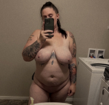 Chubby tattooed milf