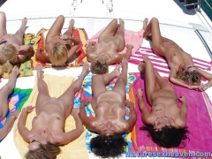 More Of Naked Swinging Women On Deck Of Yacht - N