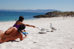 Teens at the beach - N