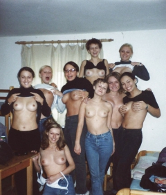 Epic collection of Amateur Teen Groups Flashing in Public - N