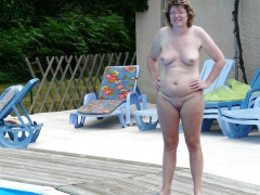 slut wife danielle naked outdoors - N
