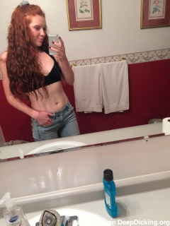 DeepDicking - Redhead teen homemade sex - N