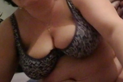 wife big tits in nice bra - N