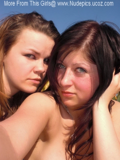 Two Hot Girls Sunbathing In The Garden - N