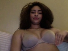Ebony Teen Amateur Gives Messy BJ and Catches a Huge Facial