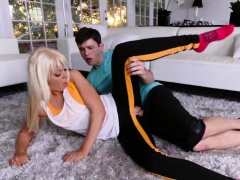 Daddy punishes teen Stretching Your Stepmom