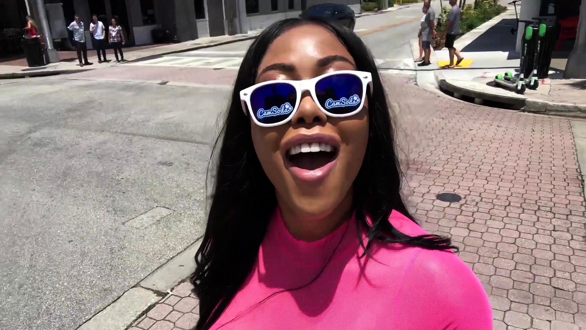 CamSoda - Moriah Mills Struts In Public Showing Big Tits at DrTuber