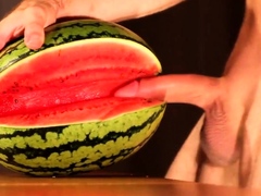 water-melon-cum-fucking-a-melon-and-cumming