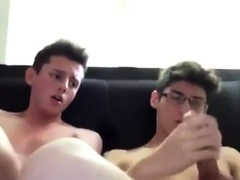 2 straight friends load on cam
