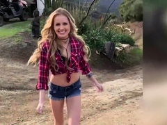 Sexy teen posing in amazing lingerie