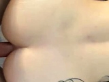 Jerking a big cock in close up