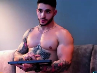 Horny gay men muscle videos