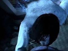 Sadako gives Felix a sloppy blowjob (Dead by Daylight &amp;