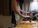 Amateur solo from a titty tranny girl