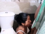 Indian girl sucking dick and bending over to take cock