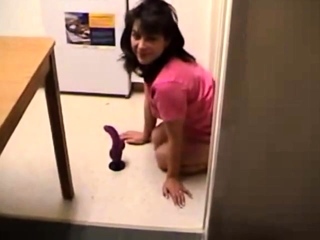 Girl Tries Anal With A Dildo